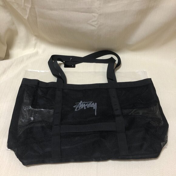 Black Stussy Tote Bag - Picture 1 of 3